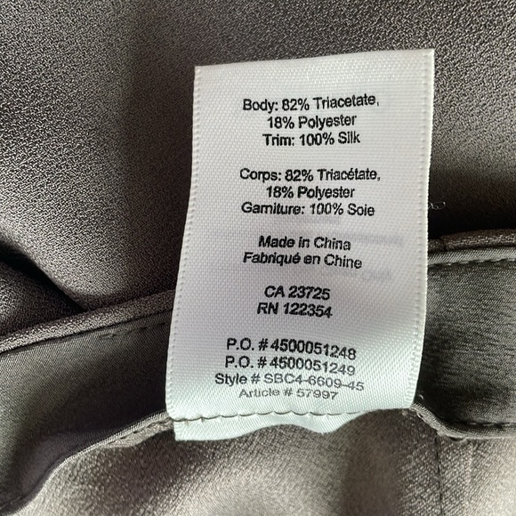 Aritzia Wilfred Size 0 Wide-Leg Drapey Calixa Pant - Soot Brown (Taupe) - Picture 6 of 7